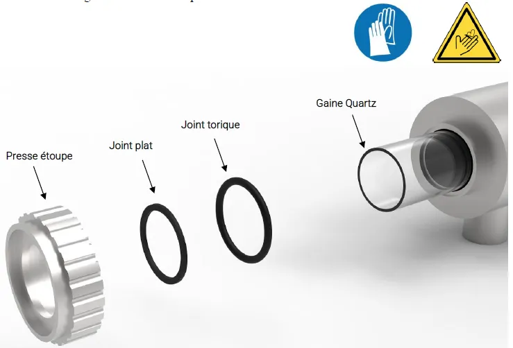 Joint plat Ø45 FiltrO UV